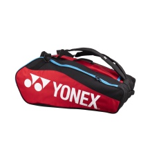 Yonex Racketbag Club Line (Schlägertasche, 3 Hauptfächer) 2023 rot 12er